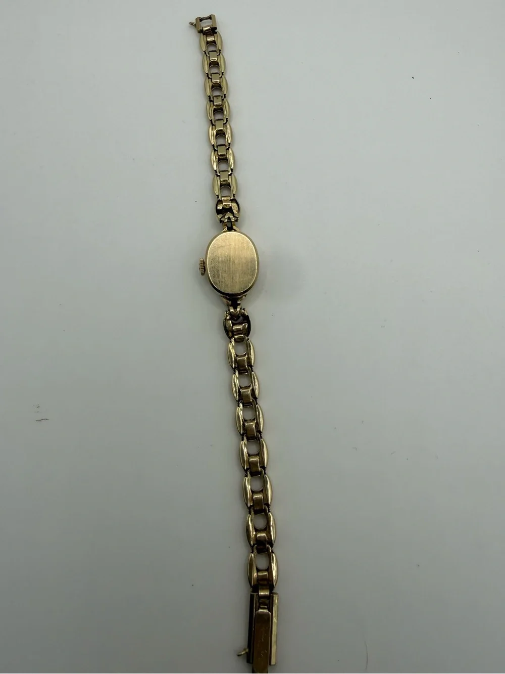 Vintage 1966 Omega 14K Solid Gold Diamond Ladies Watch 23.33g Running